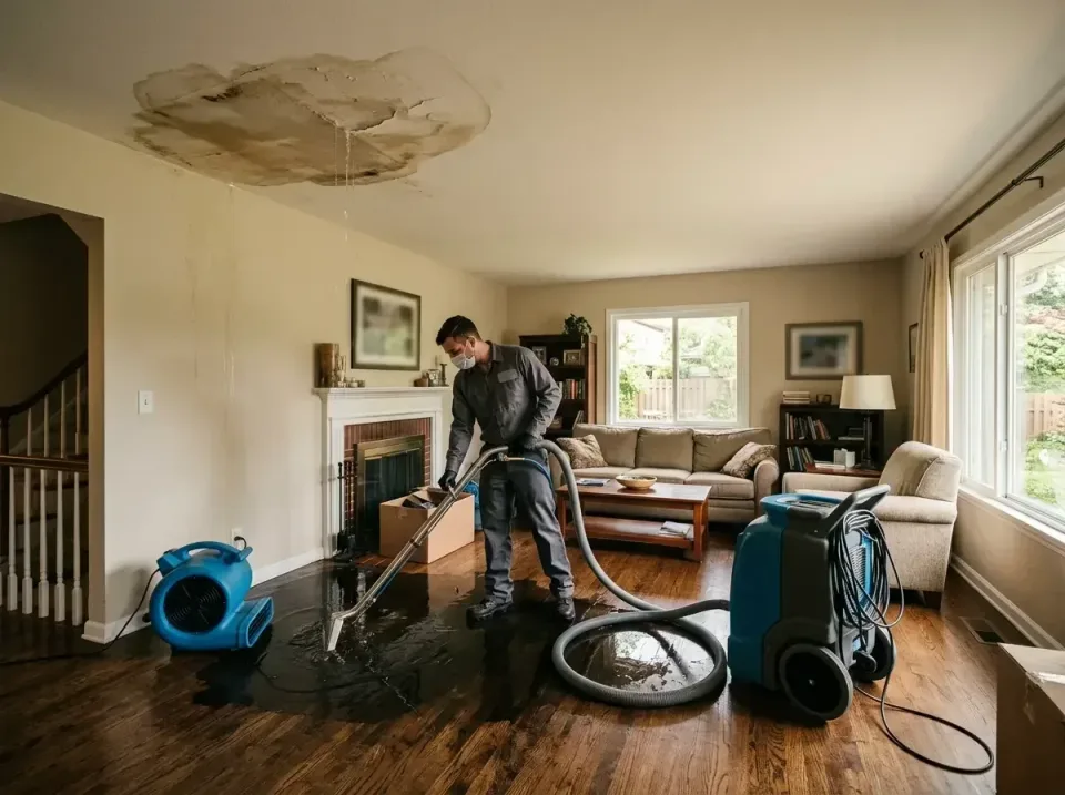 attic-pipe-burst-ceiling-drip-008 — frequently asked questions, Water Damage Restoration & Carpet Care in Wilkinsburg, PA